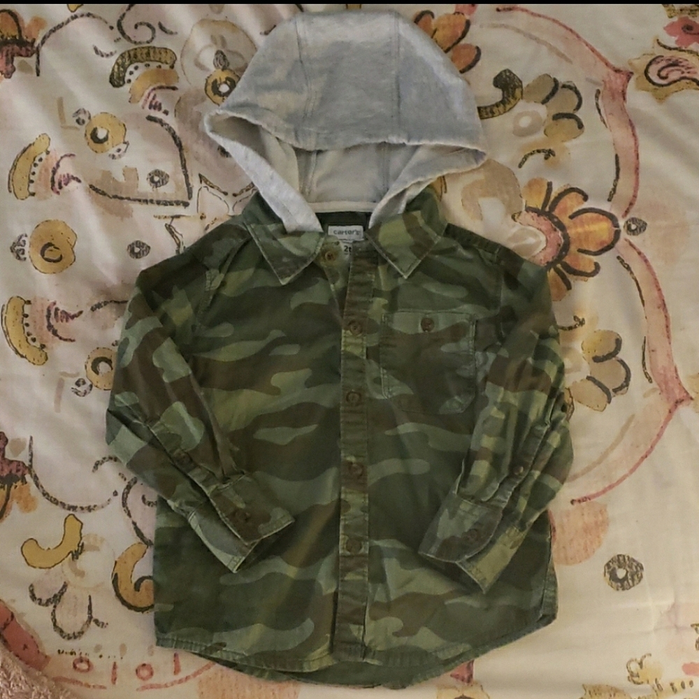 Carters Toddler Boy Plaid Shirt Size 2T